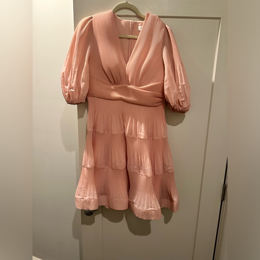 Zimmerman plisse tiered dress